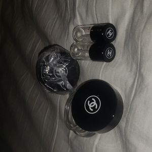 Brand New Chanel glass travel jars. Last Set